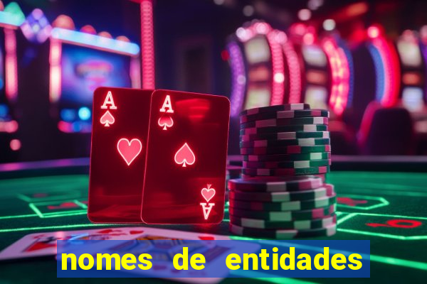 nomes de entidades do mal